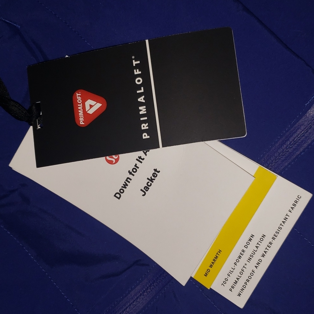 Lululemon Down For It All Jacket 4 PSYH Blue Nwt - Picture 8 of 10